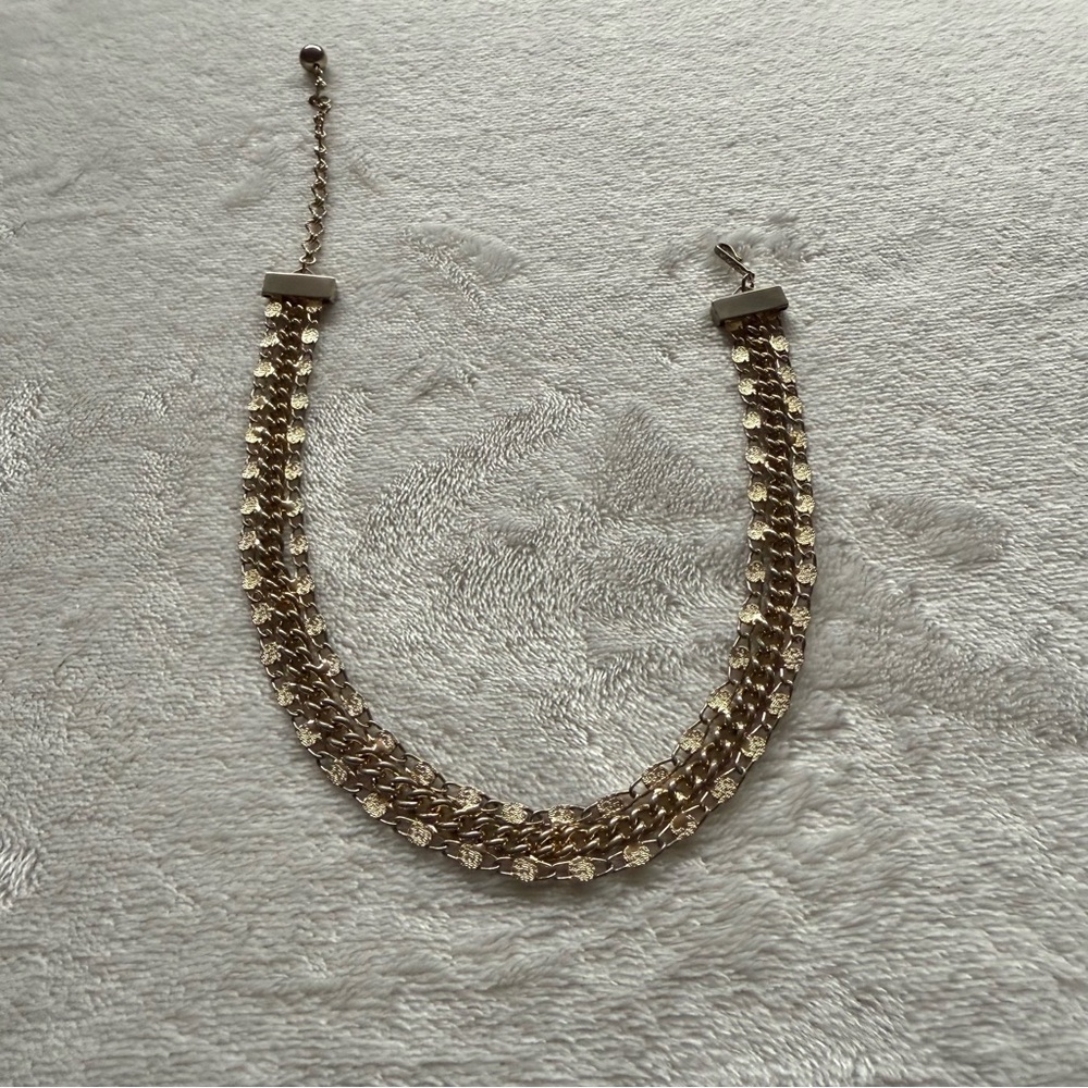 Vintage Coro Gold-Tone Chain Necklace